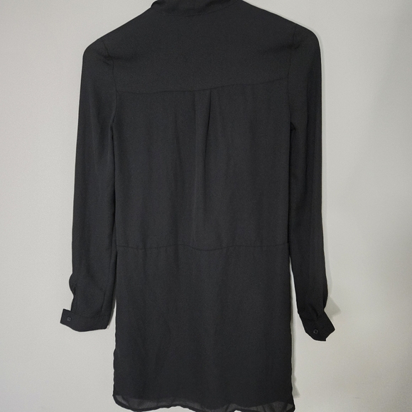 Romeo and Juliet Couture black xs shear shirt dress, Summer - Picture 2 of 13